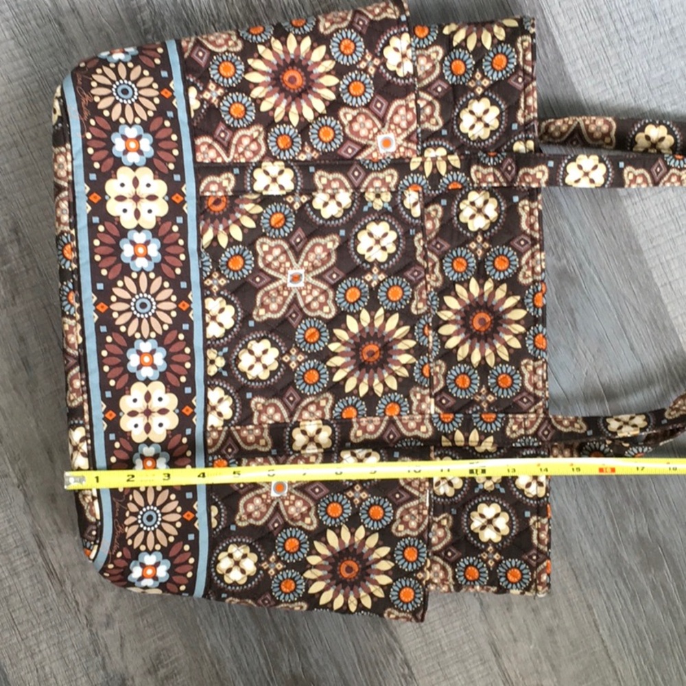 Vera Bradley Brown Canyon Villager Tote Bag - Picture 7 of 7